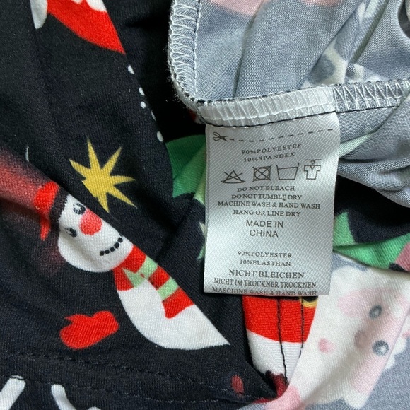 Larace Christmas Tunic Top Handkerchief Hem  3/4 Sleeve Round Neck Holiday Med - Picture 13 of 16